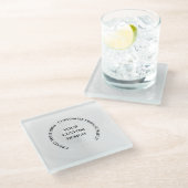 Maak je eigen glazen onderzetter (Schuin)