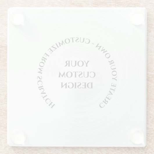 Maak je eigen glazen onderzetter (Achterkant)