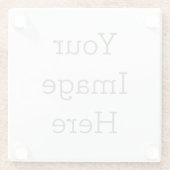 Glazen onderzetter (Achterkant)