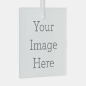 Glazen vierkant ornament (Voorkant Rechts)