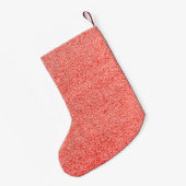 Maak je eigen glinsterende rode kleine kerstsok (Achterkant (Hangend))