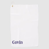 Maak Je Eigen Golf Handdoek (Voorkant)
