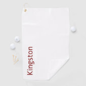 Maak Je Eigen Golf Handdoek (Insitu)