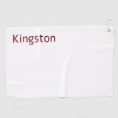 Maak Je Eigen Golf Handdoek (Horizontaal)