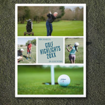 Maak je eigen golf hoogtepunten foto post
