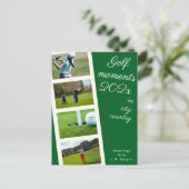 Maak je eigen golf vakantie foto ansichtkaart briefkaart (Staand voorkant)