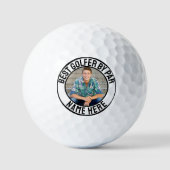 Maak je eigen golfer foto golfballen (Voorkant)