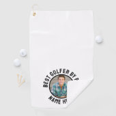 Maak Je Eigen Golfer Foto Golfhanddoek (Insitu)