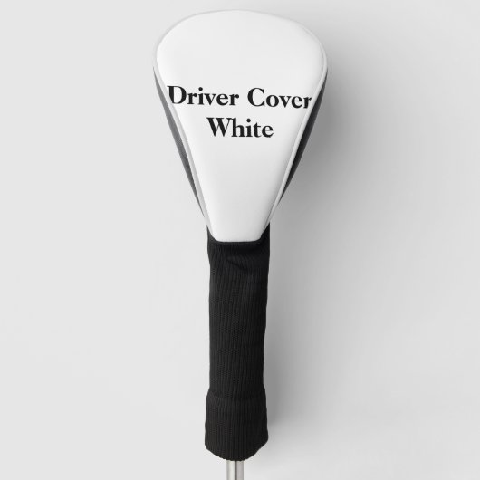 Maak je eigen golfheadcover (Voorkant)