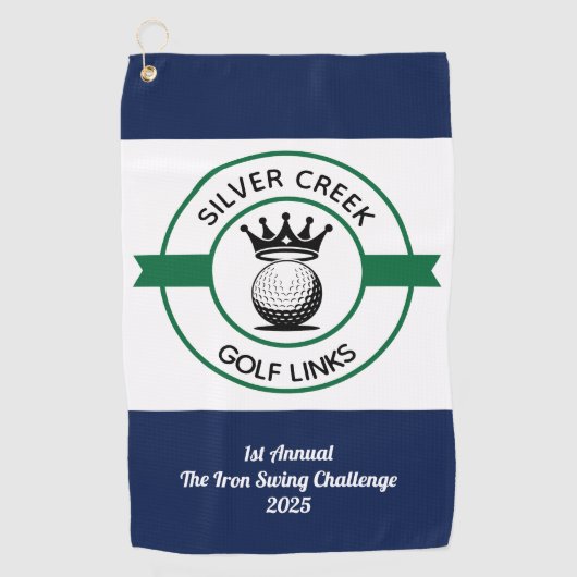 Maak Je Eigen Golftoernooi Golfhanddoek (Voorkant)