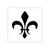 Maak je eigen gotische Fleur de Lis Rubberstempel (Afrduk)