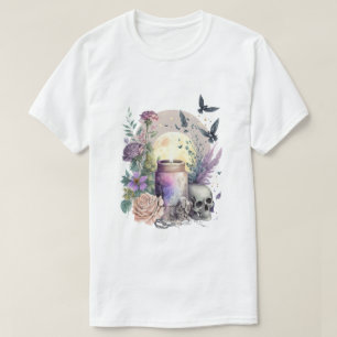 Maak je eigen gotische rozen t-shirt