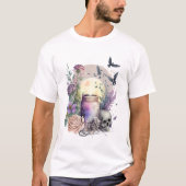 Maak je eigen gotische rozen t-shirt (Voorkant)