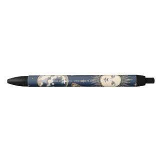 Maak je eigen goud blauw wit hemels zwarte inkt pen