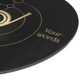 Maak je eigen Gouden Arcane Judgment Tarotkaart Snijplank (Hoek)
