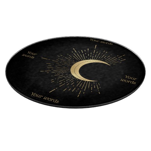 Maak je eigen gouden Arcane Moon Tarot Snijplank (Hoek)