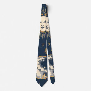 Maak je eigen gouden blauw witte hemelse stropdas