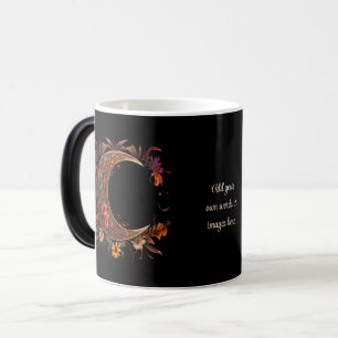 Maak je eigen gouden bloemrijke Boho Maan Magische Mok