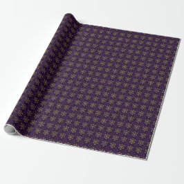 Maak Je Eigen Gouden Triquetra Maan Godin Paars Cadeaupapier