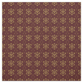 Maak je eigen gouden triquetra maan godin rood stof