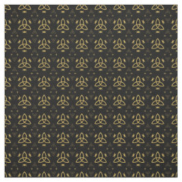 Maak Je Eigen Gouden Triquetra Maan Godin Zwart Stof