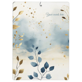 Maak Je Eigen Gouden Zomerbladeren Minimalistisch Klembord