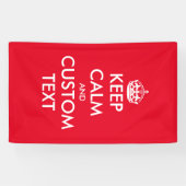 Maak je eigen grappige kalm en ga door spandoek (Horizontaal)