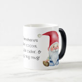 Maak je eigen grappige Kerst-gnome Magische Mok (Voorkant rechts)