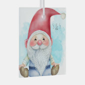 Maak je eigen grappige Kerstgnoom Glas Ornament (Voorkant Rechts)