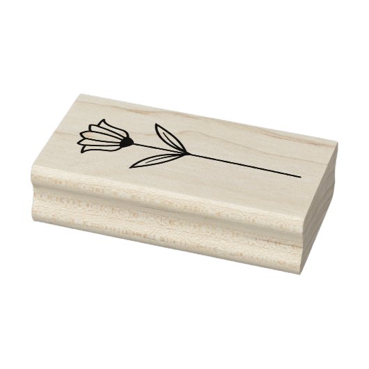 Maak Je Eigen Grilbloemige Wilde Bloesem Rubberstempel (Stempel)