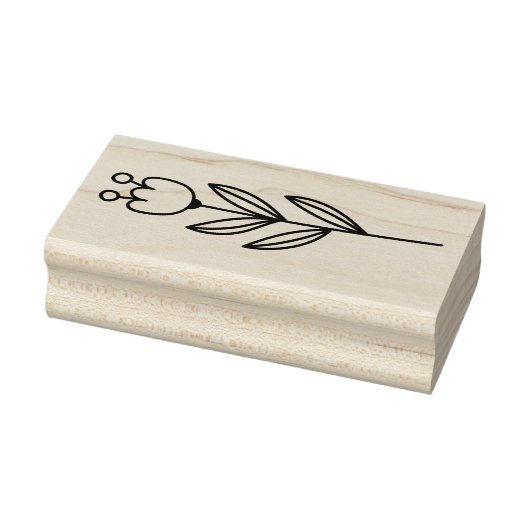 Maak Je Eigen Griljige Tulp Bloesem Rubberstempel (Stempel)
