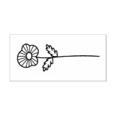 Maak Je Eigen Grilleg Bloemengewas in het Veld Rubberstempel (Afrduk)