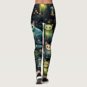 Maak je eigen grillige fantasie maki's leggings (Achterkant)