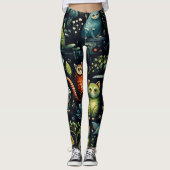 Maak je eigen grillige fantasie maki's leggings (Voorkant)