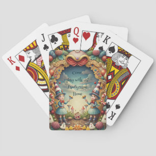 Maak je eigen grillige Tweedle-meisjes Pokerkaarten