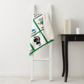 Maak je eigen groene Instant Photo Family Collage Sherpa Deken (In situ)