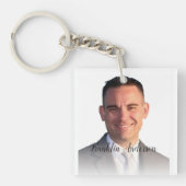 Maak Je Eigen Groovy Selfie Geweldig Sleutelhanger (voorkant)