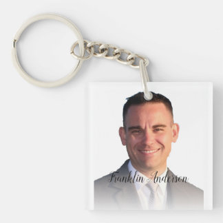 Maak Je Eigen Groovy Selfie Geweldig Sleutelhanger