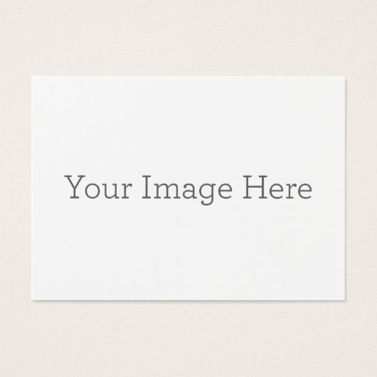 Extra Groot, 8,9 cm x 6,4 cm Visitekaartje (Voorkant)
