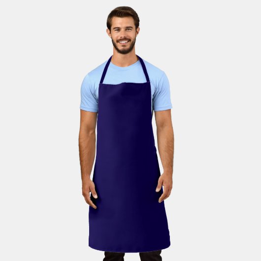 Maak Je Eigen Grote All-Over Print Schort (Gedragen)