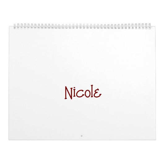 Maak Je Eigen Grote Engelse NL Kalender (Hoes)