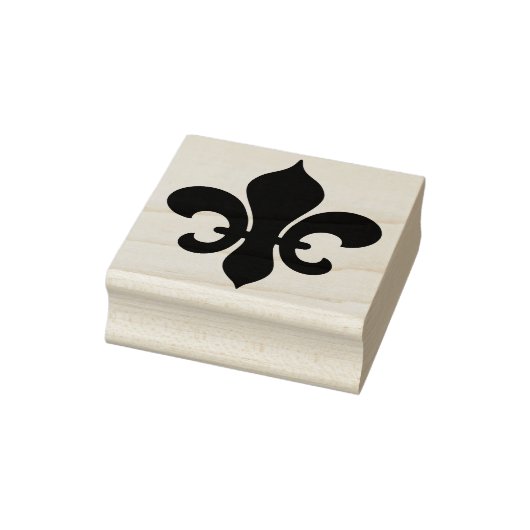 Maak je eigen grote, weelderige Fleur de Lis Rubberstempel (Stempel)