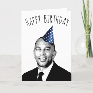 Maak je eigen Hakeem Jeffries verjaardagskaart Kaart