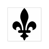 Maak je eigen halfbladige Fleur de Lis Rubberstempel (Afrduk)