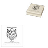 Maak Je Eigen Halvemaan Godin Kat Rubberstempel (Gestempeld)