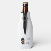 Maak je eigen halvemaanlied op viool flesjeskoeler (Fles Achterkant)