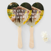 Maak je eigen hand vrij handwaaier (Voorkant en achterkant)