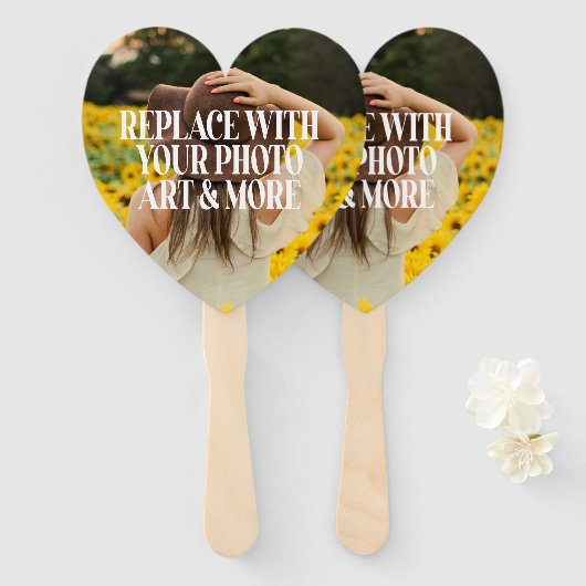 Maak je eigen hand vrij handwaaier (Voorkant en achterkant)