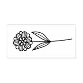 Maak Je Eigen Handgetekende Dubbelbladige Bloem Rubberstempel (Afrduk)