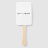 Maak je eigen handwaaier (Voorkant)